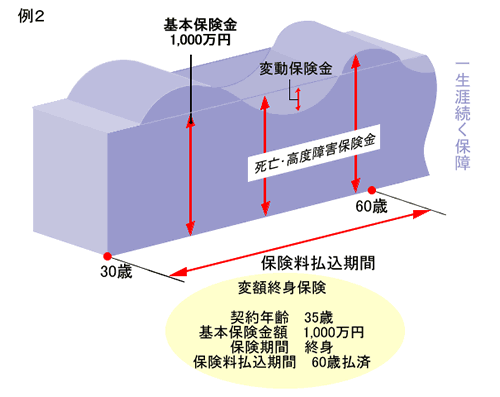 変額保険図解説明